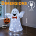 Fxlab Foldable Flying Ghost 80 White LED - dimensions and measurements