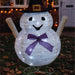 Fxlab foldable surprised ghost outdoor battery decoration with 40 LEDs and timer