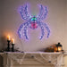 Fxlab metal Halloween spider with 274 multicolour micro LEDs, indoor and outdoor decoration with timer