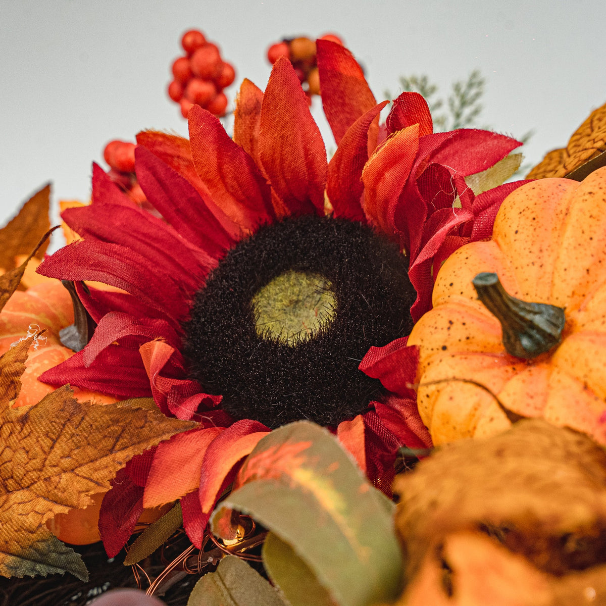 Golden Harvest wreath detail 5