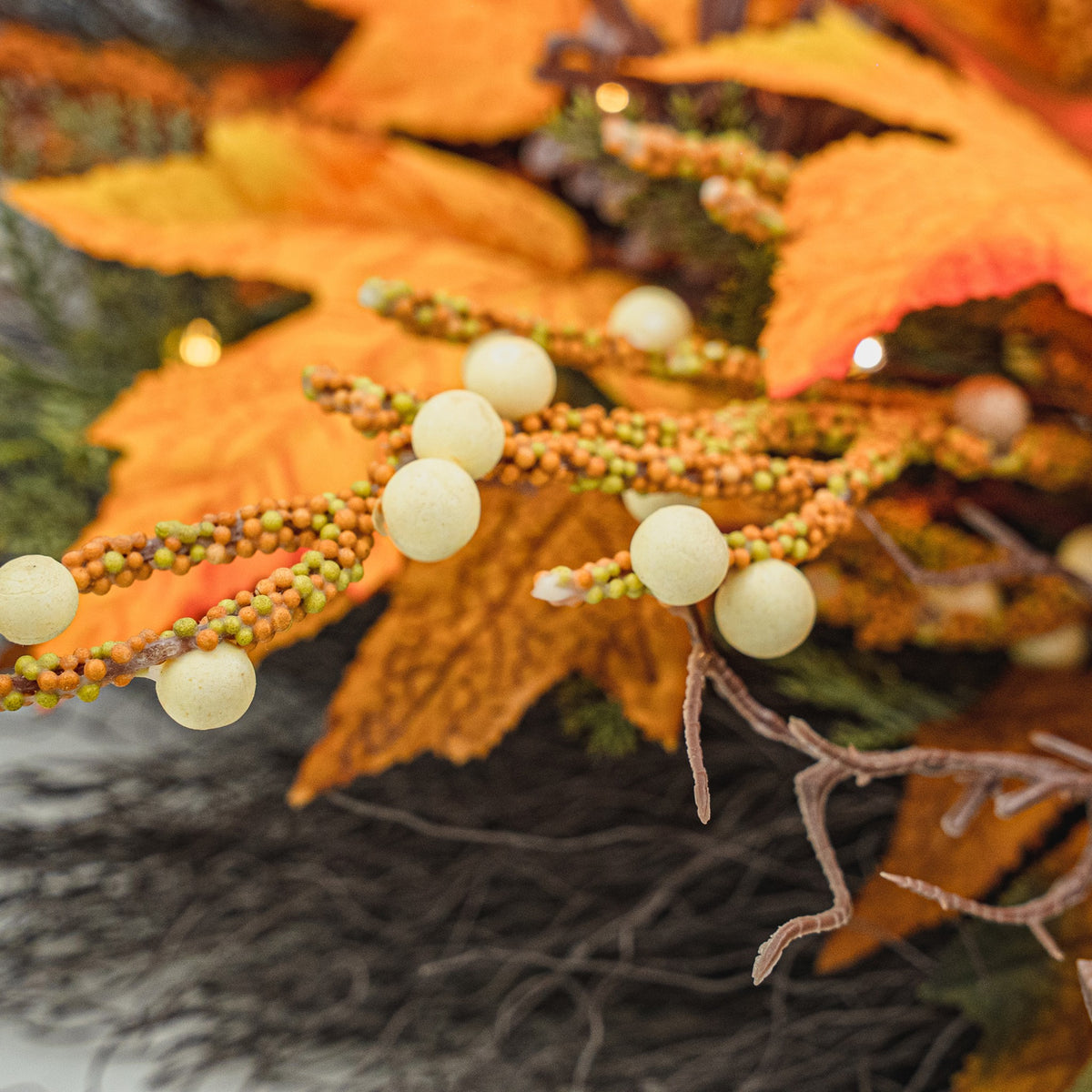 Golden Harvest wreath detail 6