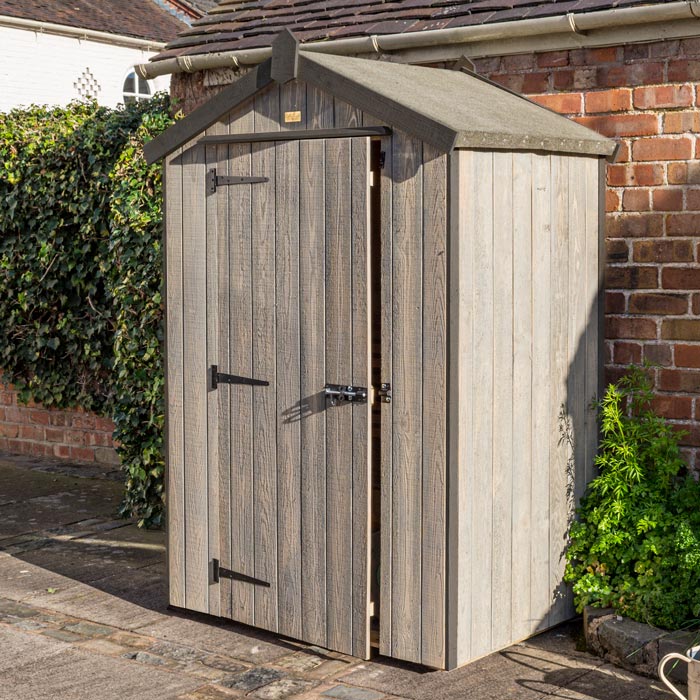 Heritage 4ft x 3ft Shed with Dark Grey trim