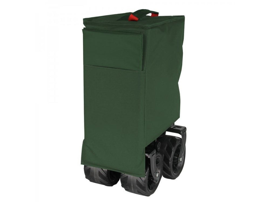 Green Folding Wagon with All-Terrain Wheels, 171 Litres - Folds Compact