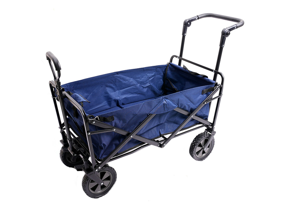 Push and Tow Folding Wagon - Blue