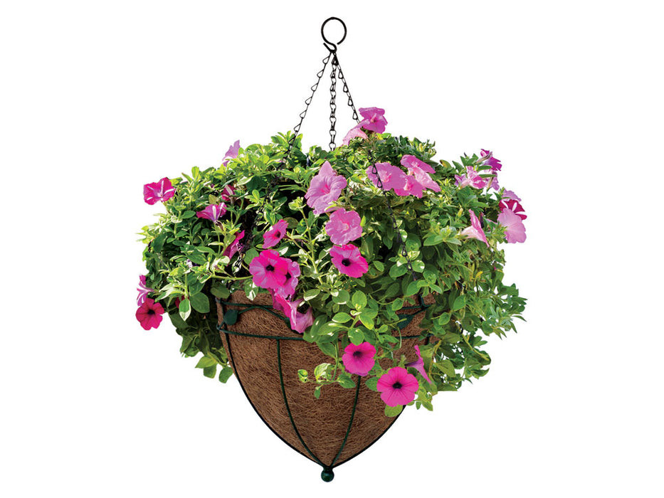 Hanging Basket Cone - Leaf Design