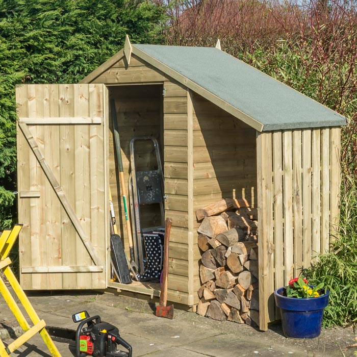 Oxford 4ft x 3ft Shed With Lean To