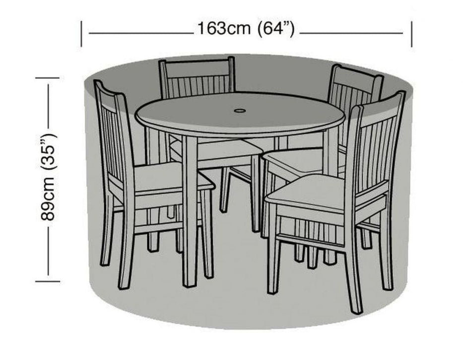 4 Seater Round Table & Chairs Cover