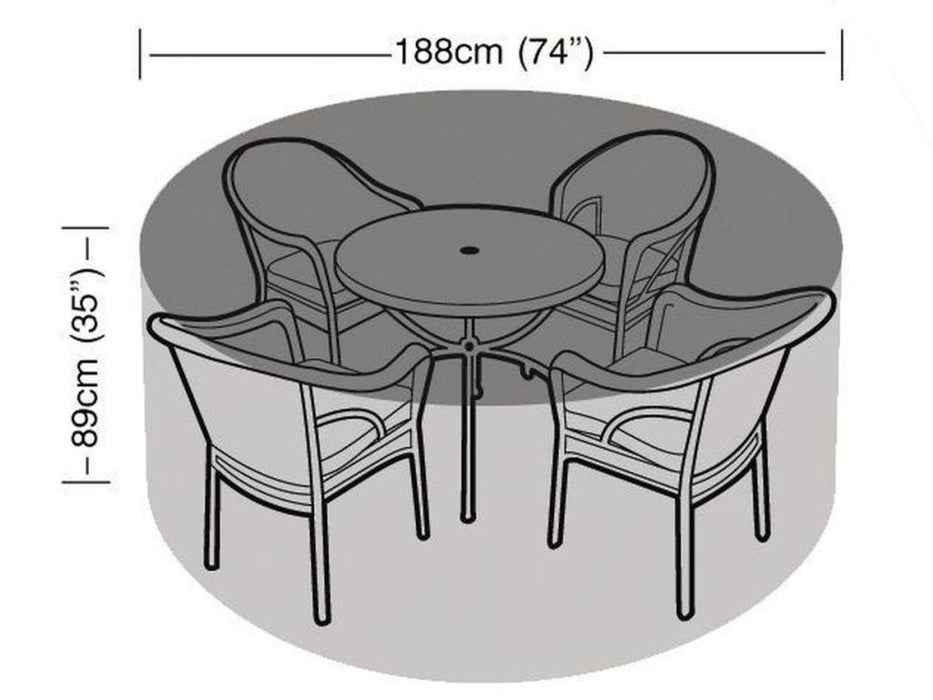 4-6 Seater Round Table & Chairs Cover
