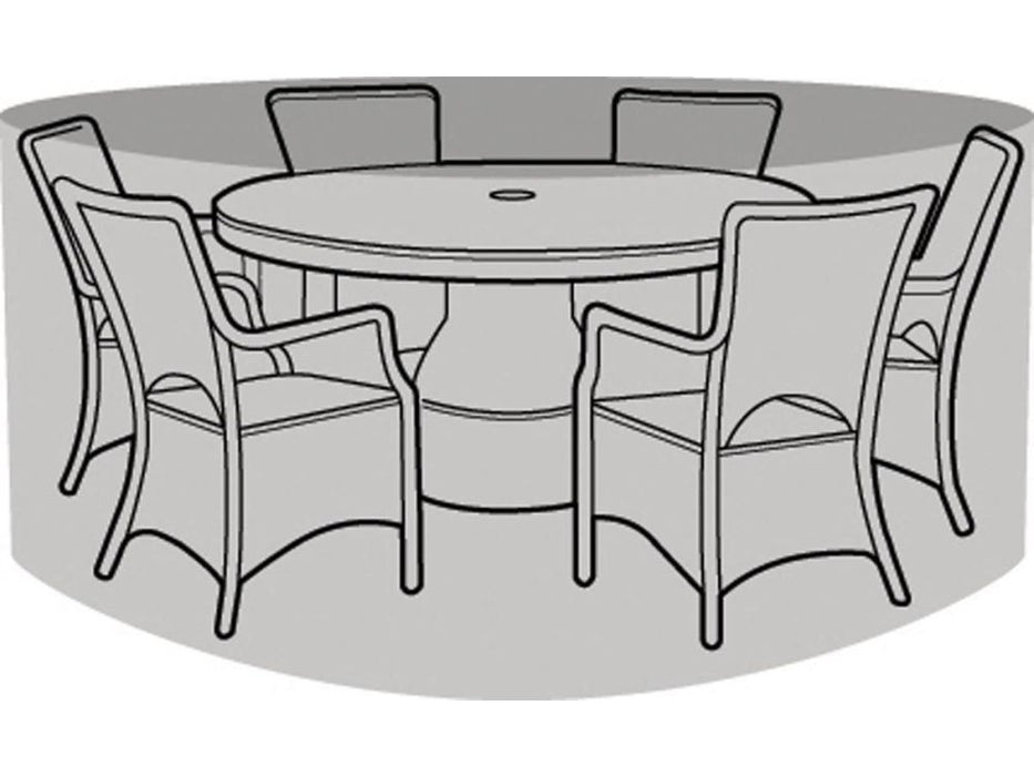 6 Seater Round Table & Chairs Cover