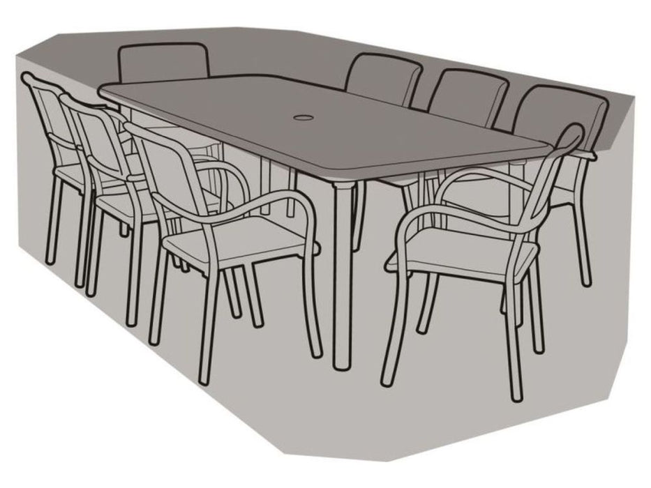 8 Seater Rectangular Table & Chairs Cover