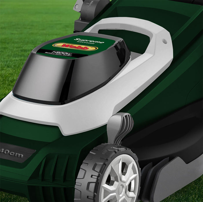 Supreme 40cm Electric Rotary Lawnmower with Rear Roller