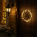 Xmas Haus Outdoor Black Metal Wreath