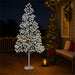 Xmas Haus Indoor/Outdoor Silver Copper Wire Christmas Tree Silver Balls