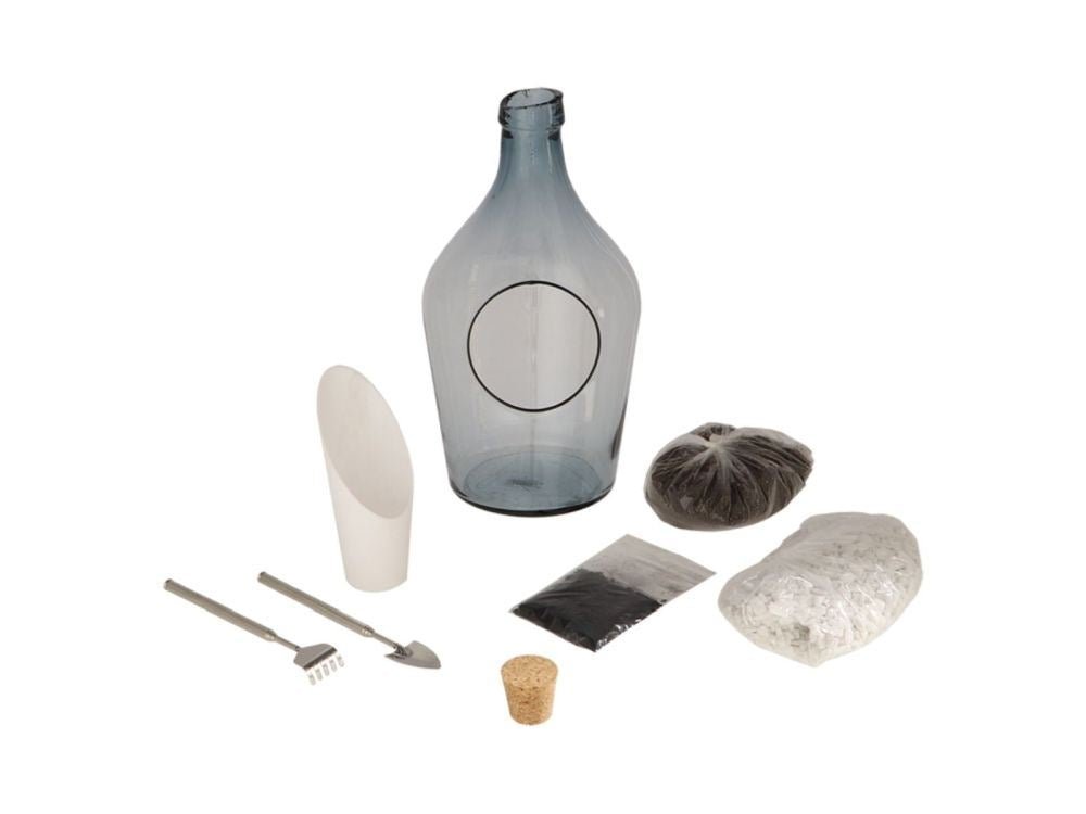 Open Bottle Terrarium Kit – 3L DIY Glass Garden Set_Terrariums