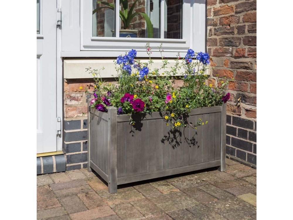 Alderley Grey Rectangular Planter_Planters