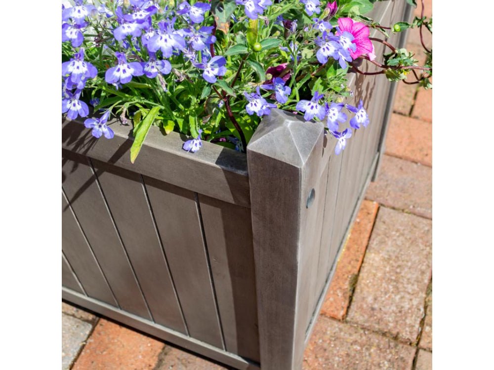 Alderley Grey Square Planter_Planters