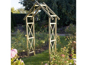 Rustic Arch | Criss - cross pattern_Swings, Arbours & Arches