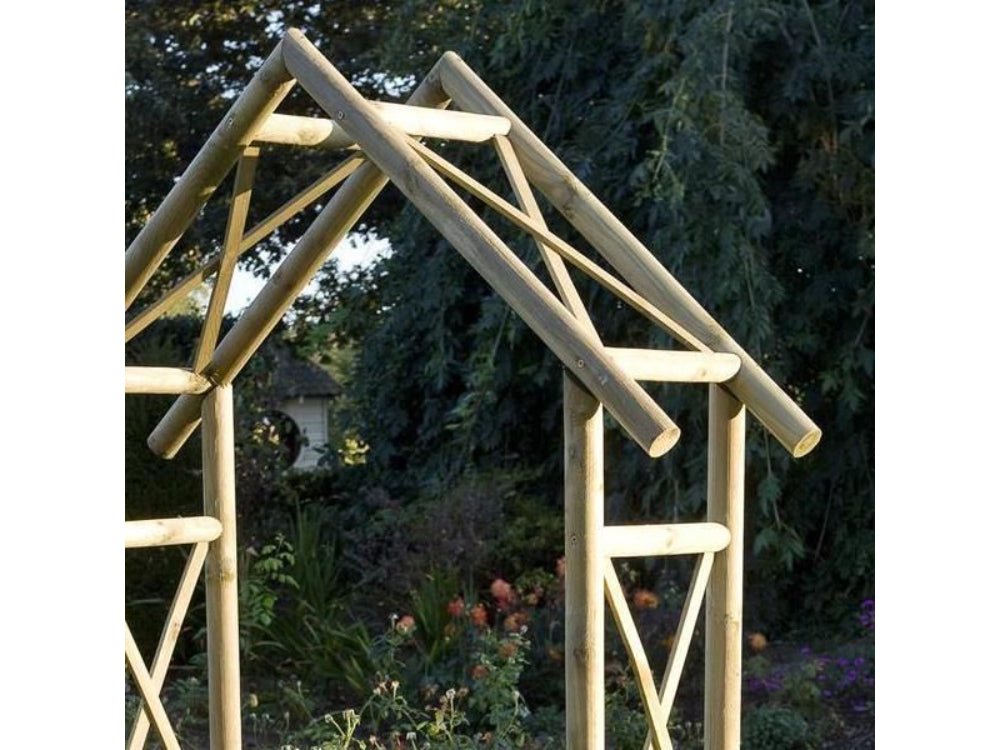 Rustic Arch | Criss - cross pattern_Swings, Arbours & Arches