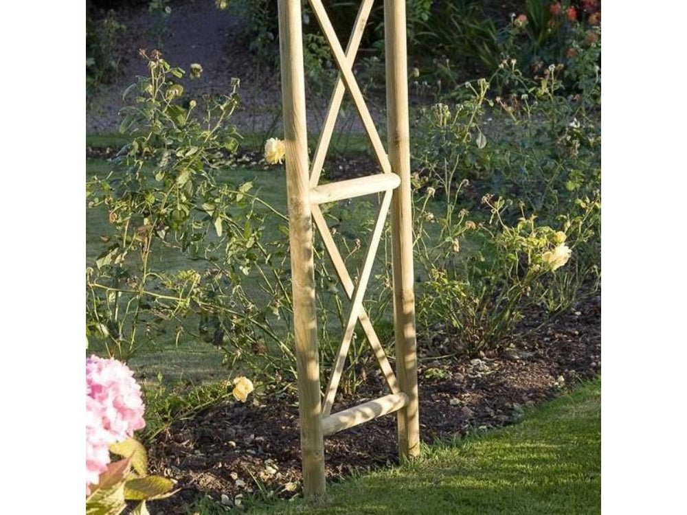 Rustic Arch | Criss - cross pattern_Swings, Arbours & Arches