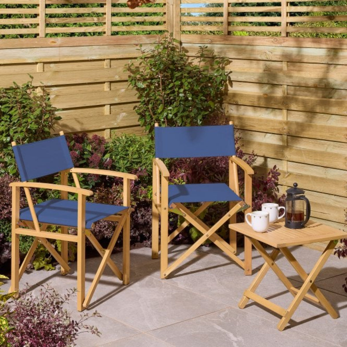 Ascot Folding Director's Chair - 3 Colours