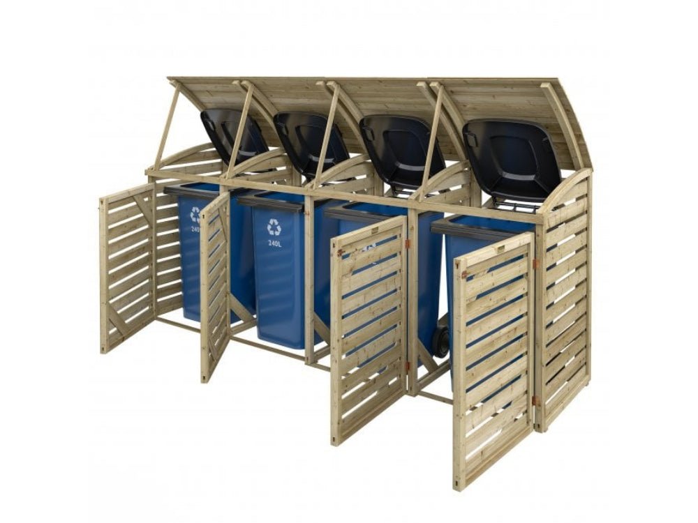 Classic Quadruple Bin Store_Bin Stores
