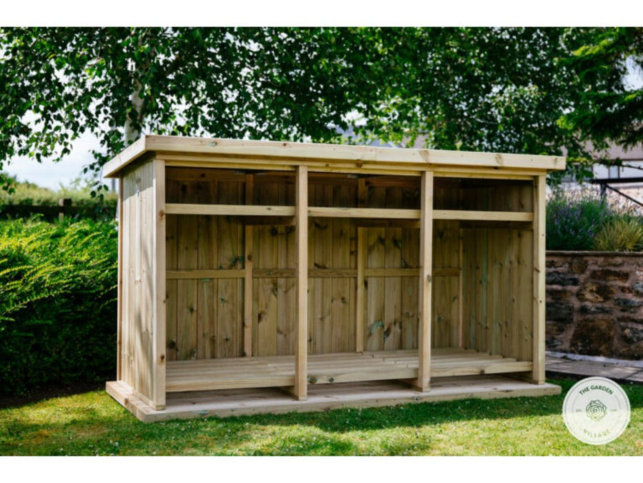 Billington Log Store_Garden Storage