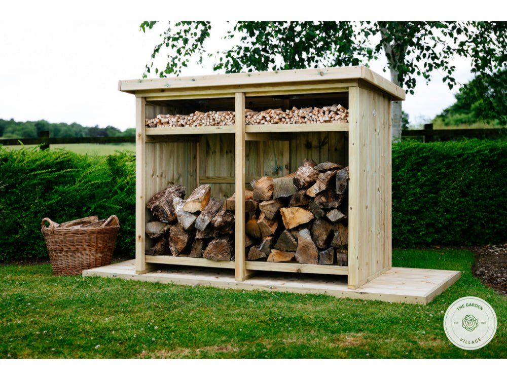 Billington Log Store_Garden Storage