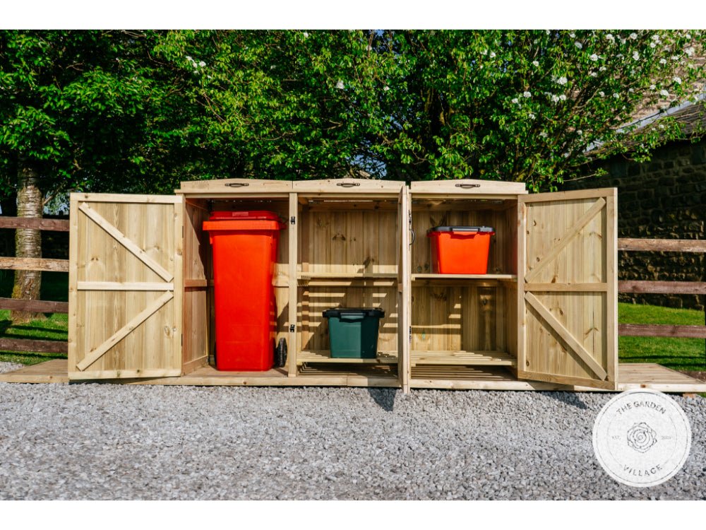 Chatburn 1 Wheelie Bin & Recycle Box Store_Bin Stores
