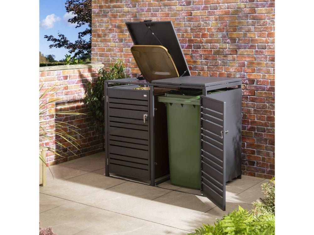 Chelsea Double Bin Store - 240L Lockable_Bin Stores