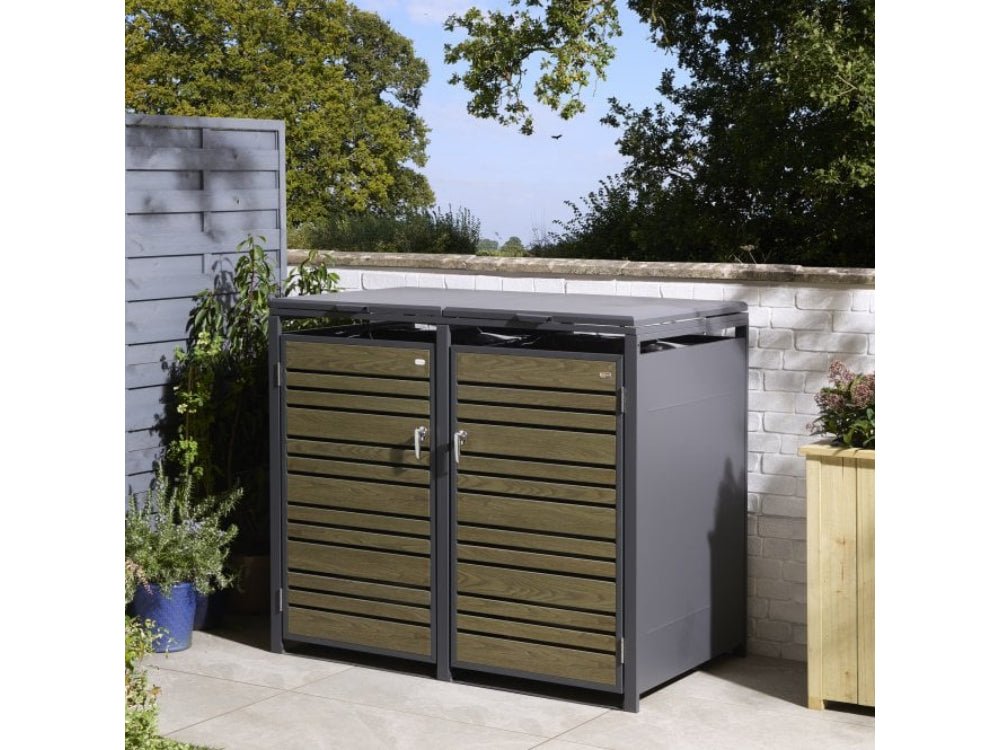 Chelsea Double Bin Store - 240L Lockable_Bin Stores
