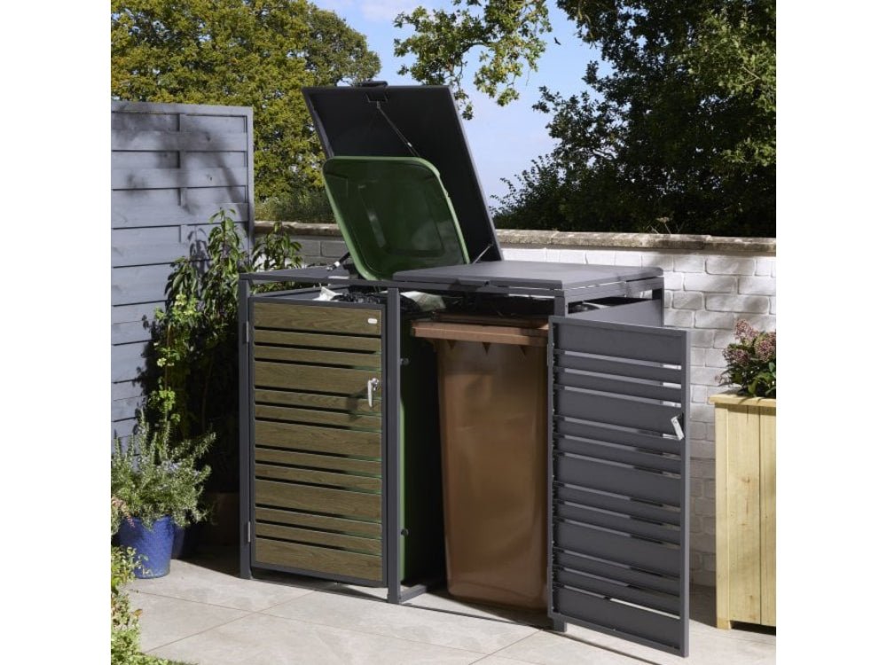 Chelsea Double Bin Store - 240L Lockable_Bin Stores