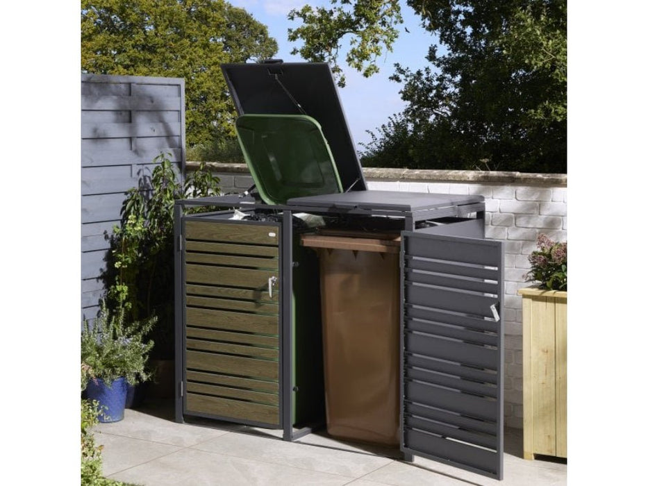 Chelsea Double Bin Store - 240L Lockable_Bin Stores