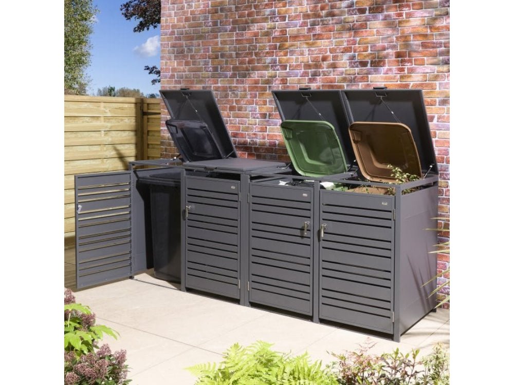 Chelsea Quadruple Bin Store - 240L Lockable_Bin Stores