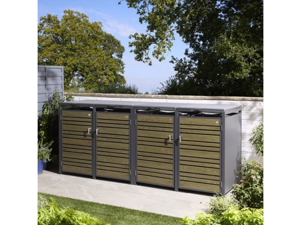 Chelsea Quadruple Bin Store - 240L Lockable_Bin Stores
