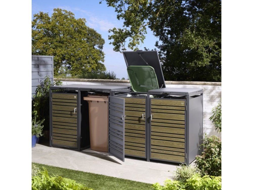 Chelsea Quadruple Bin Store - 240L Lockable_Bin Stores