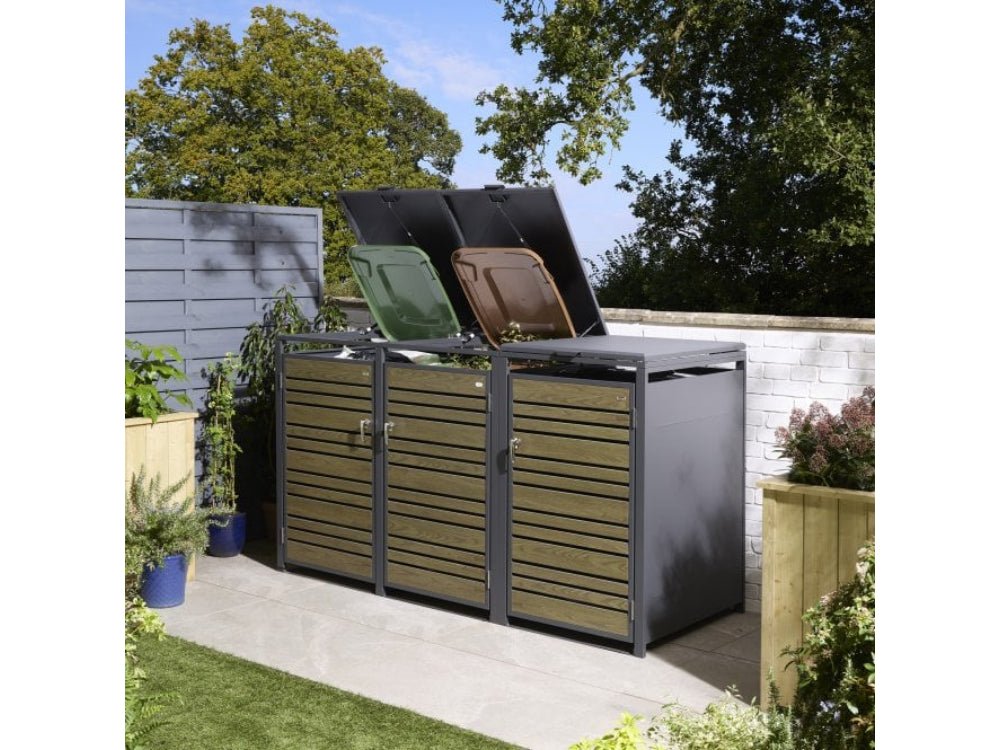Chelsea Triple Bin Store - 240L Lockable_Bin Stores