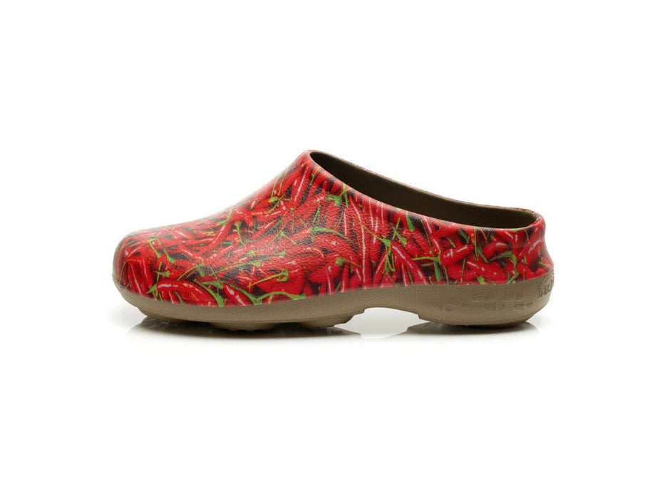 Chilli Pepper Chunky Tread Mens Clogs_Mens Chunky Tread Clogs