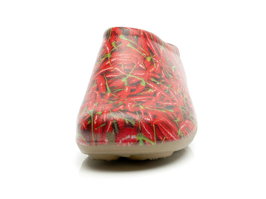 Chilli Pepper Chunky Tread Mens Clogs_Mens Chunky Tread Clogs