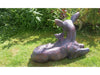 Large Doe and Baby Fawn Garden Sculpture Deer Ornament_Garden Ornaments