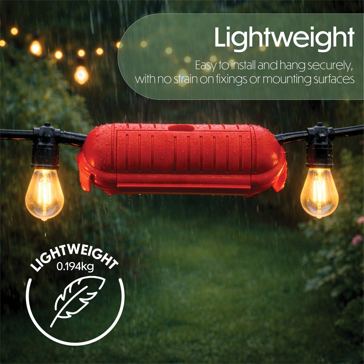 IP44 Electrical Connection Box_Electric Garden Lighting