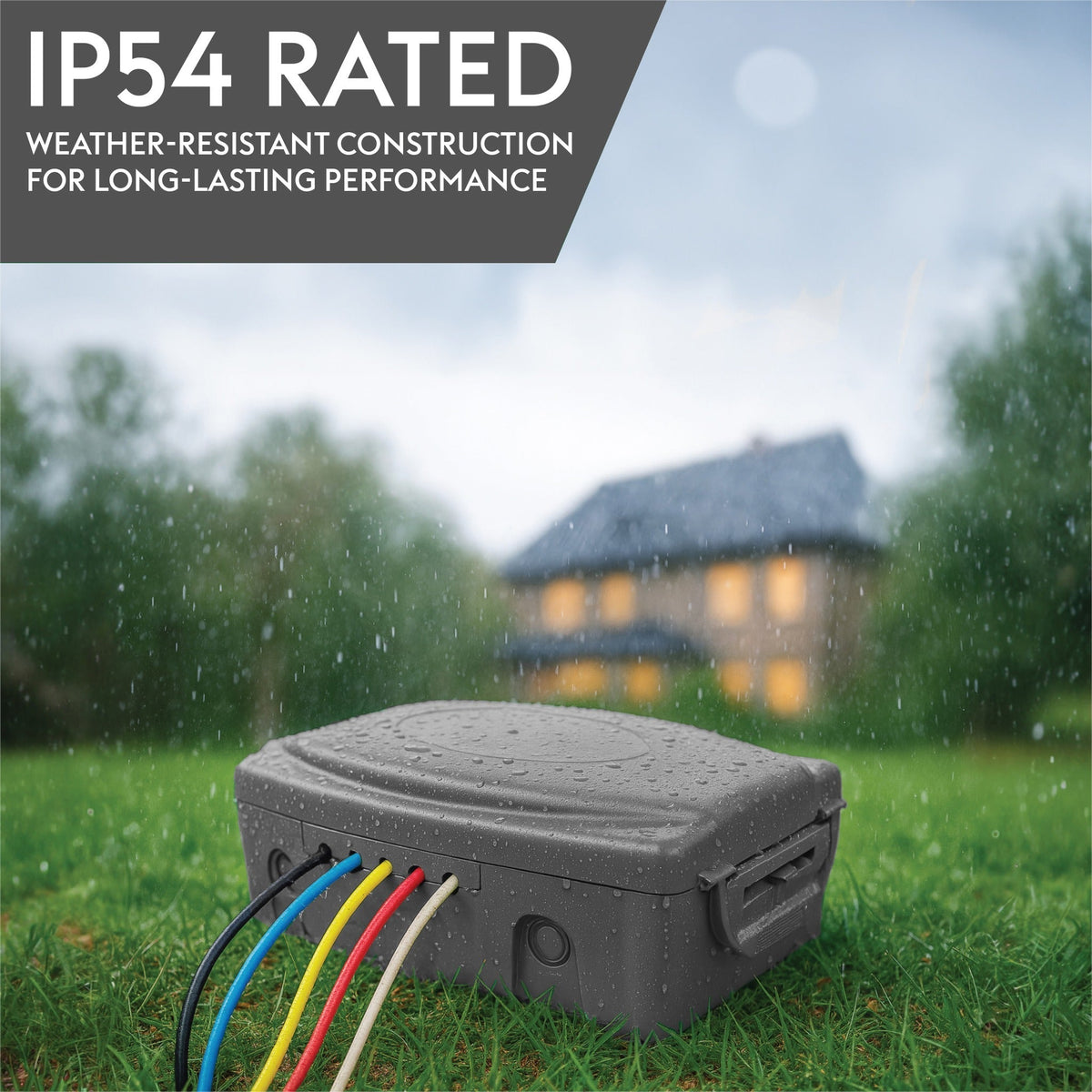 Outdoor IP54 Rated Electrical Connection Box_Electric Garden Lighting