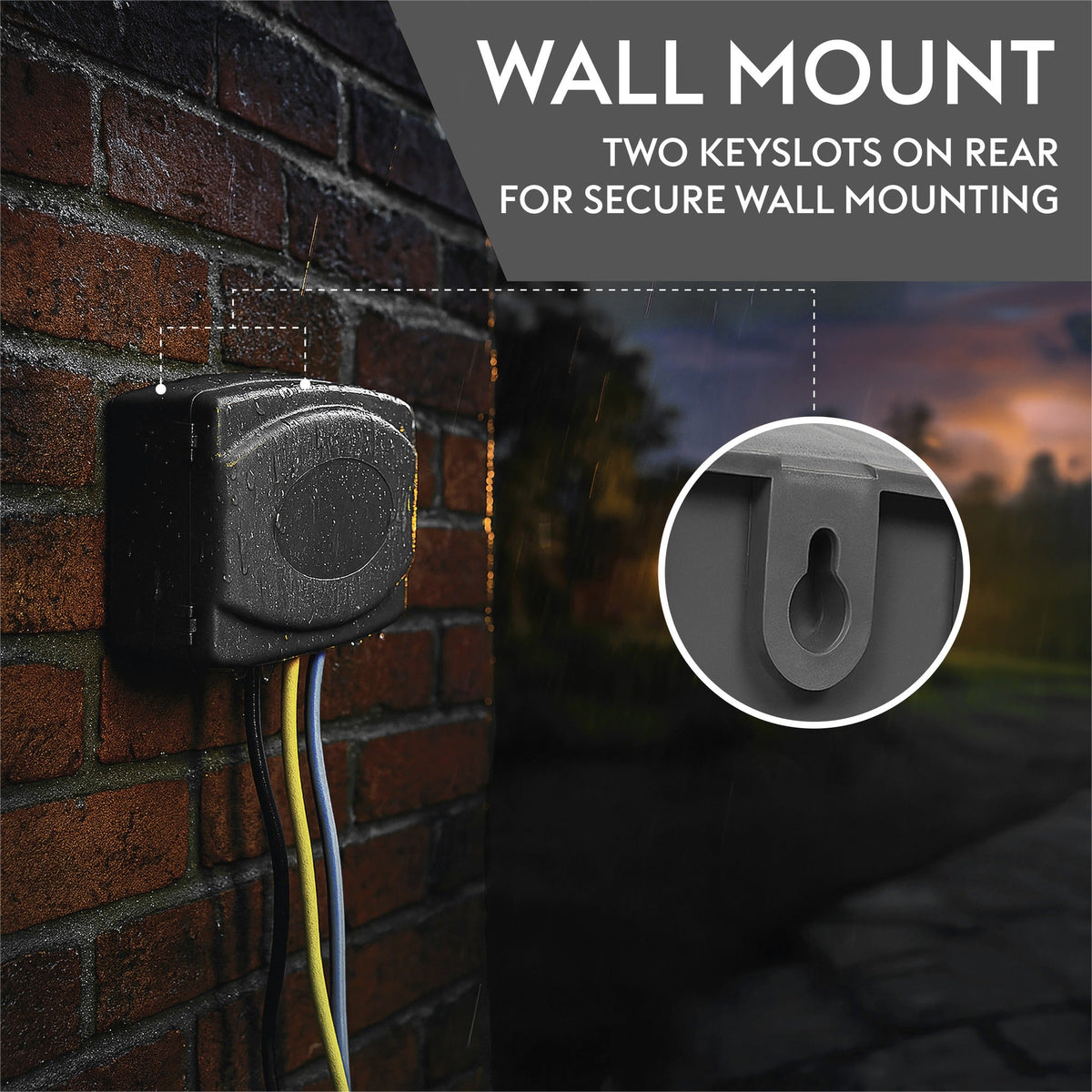 Outdoor IP54 Rated Electrical Connection Box_Electric Garden Lighting
