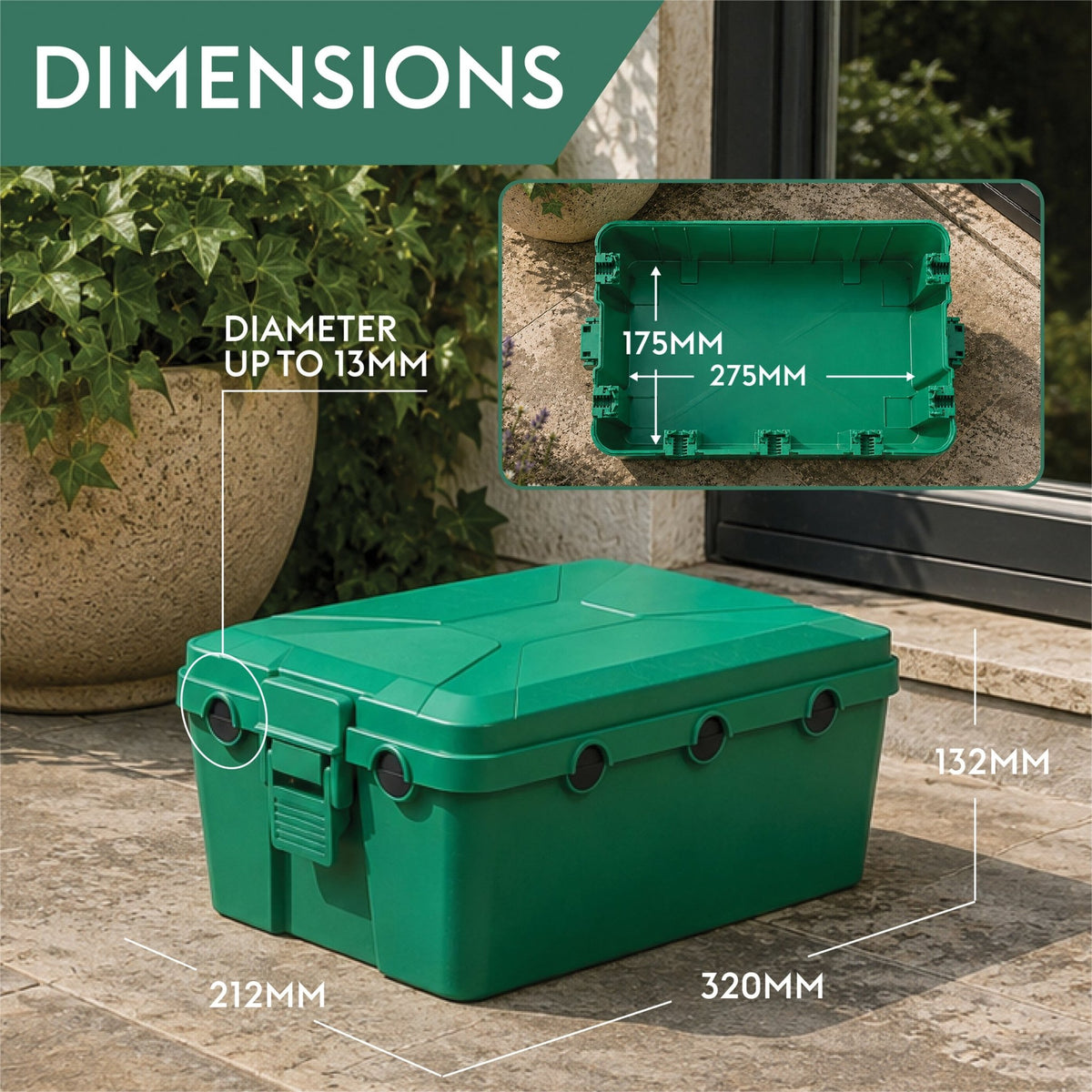 Eagle Outdoor IP54 Rated Electrical Connection Box 7 Input/Outputs_Electrical Connection Boxes