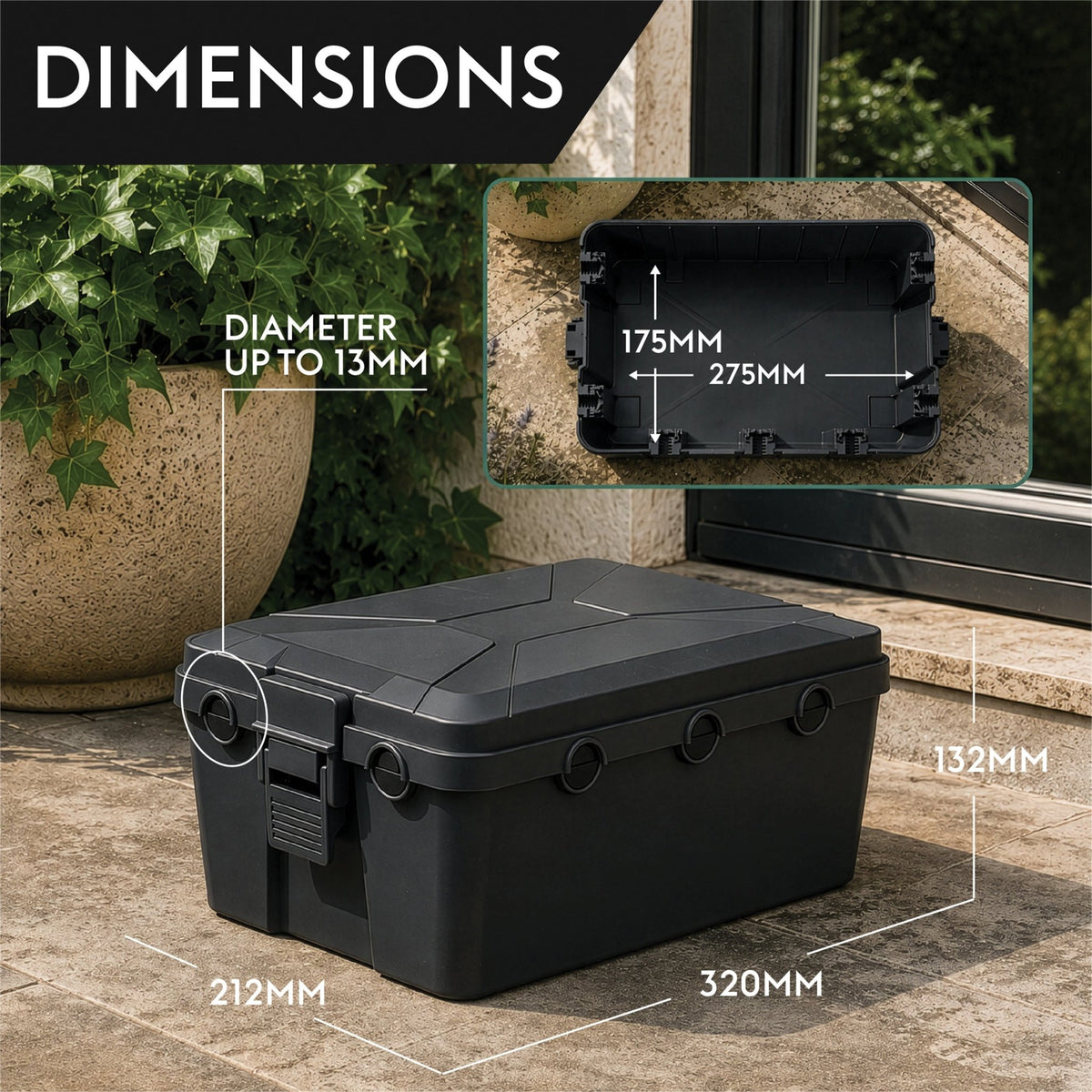 Eagle Outdoor IP54 Rated Electrical Connection Box 7 Input/Outputs_Electrical Connection Boxes