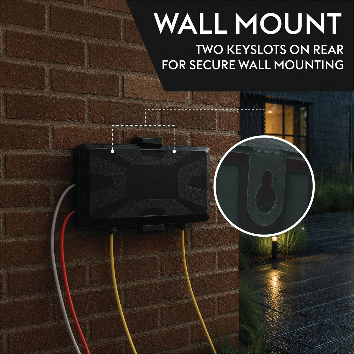 Eagle IP54 Outdoor Electrical Box, 2 Colours 6 Input/Outputs_Electrical Connection Boxes