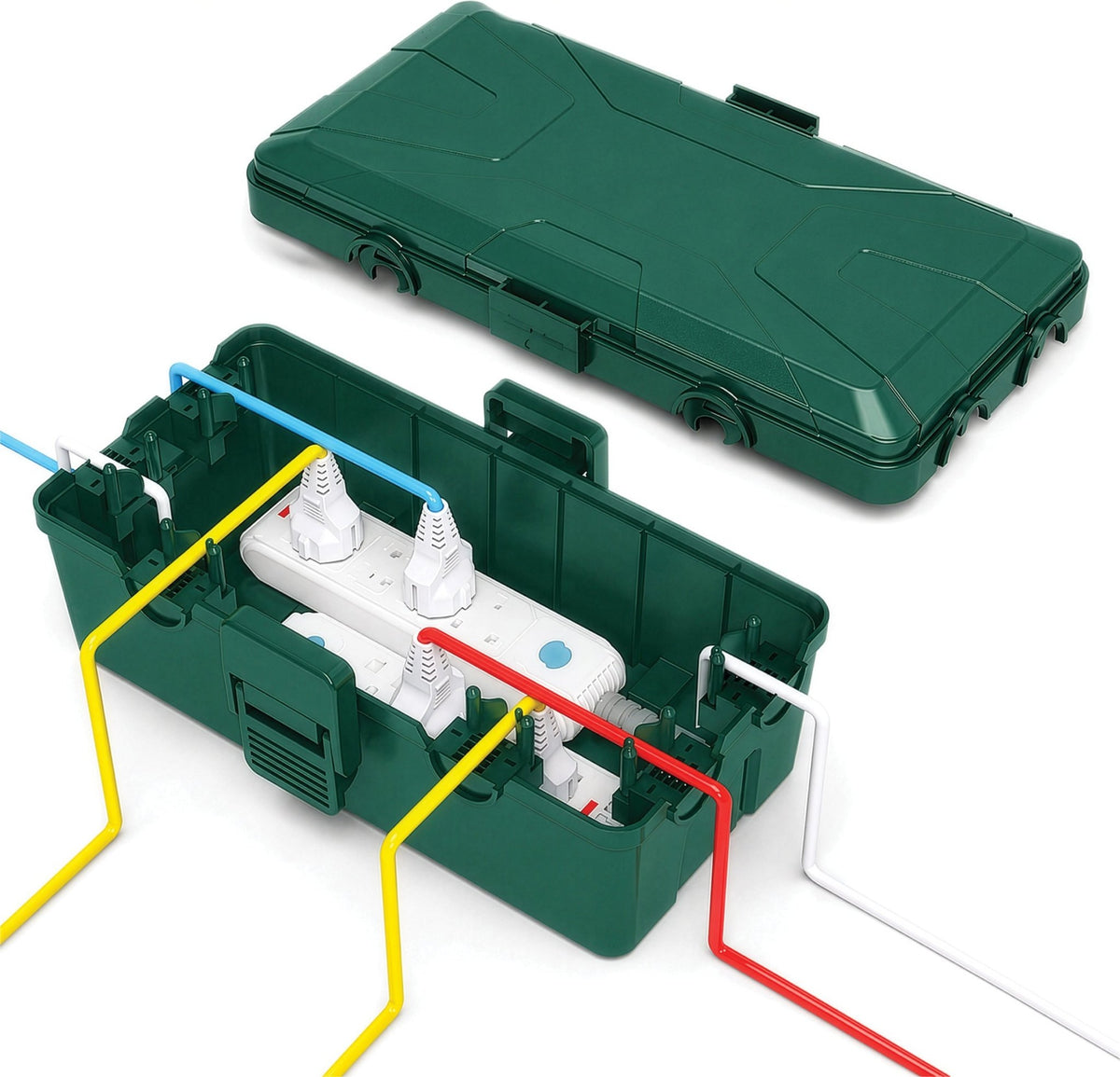 Eagle IP54 Outdoor Electrical Box, 2 Colours 6 Input/Outputs_Electrical Connection Boxes