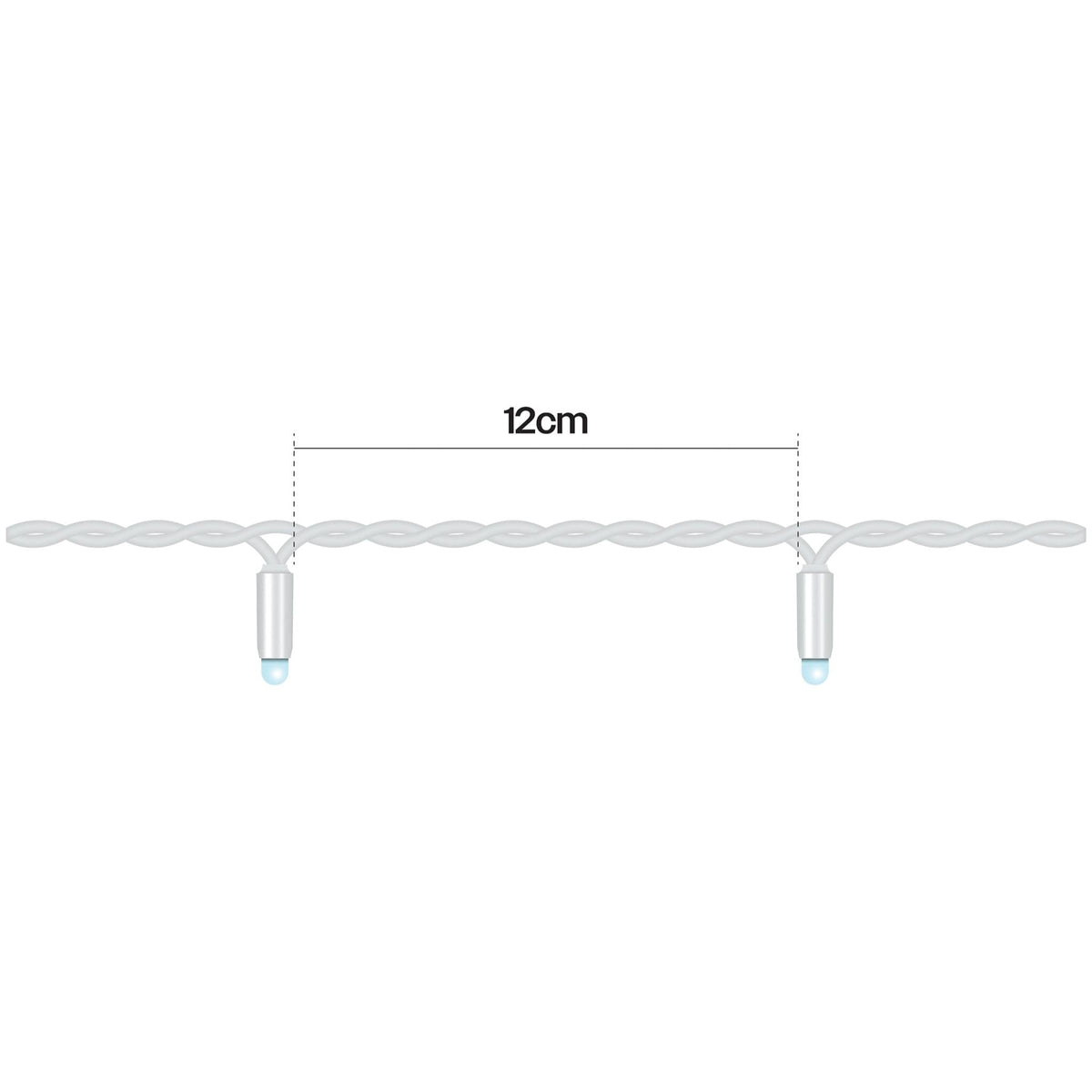 Eagle Connect LED String Lights With White Rubber Cable_String Lights