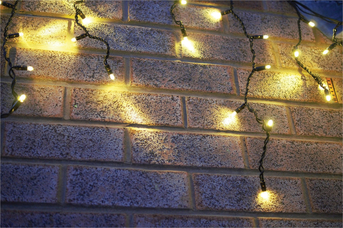 Eagle Connect Icicle Lights Black Rubber With 60/40/20cm Drop_Icicle Lights