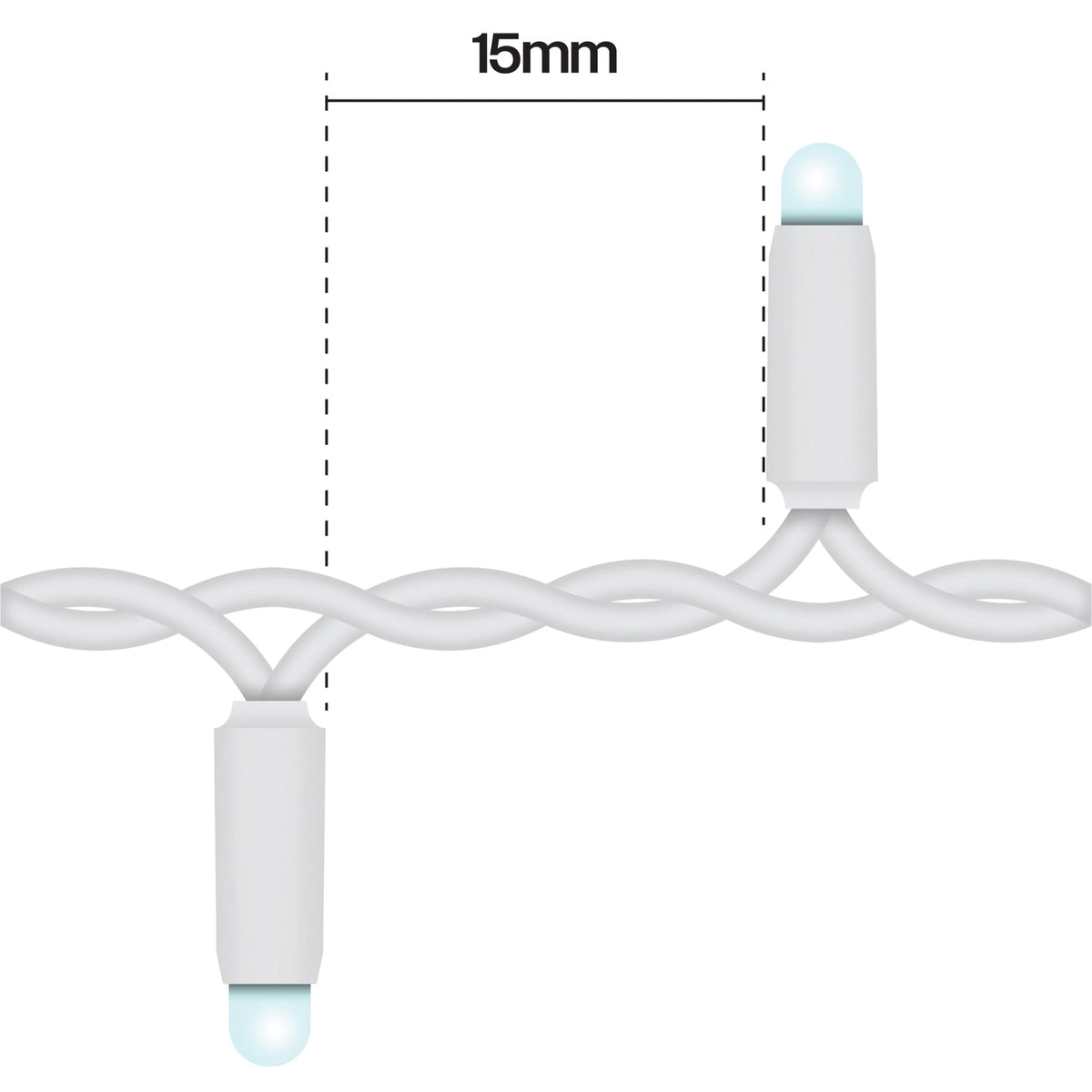 Eagle Connect LED Cluster Lights White Rubber_Cluster Lights
