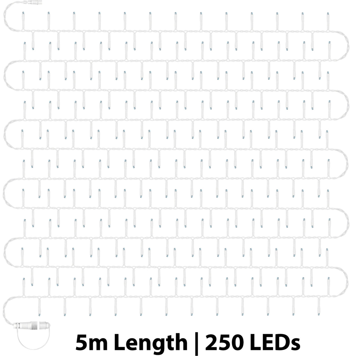 Eagle Connect LED Cluster Lights White Rubber